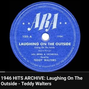 1946 Vinyl 45 "Laughing on the outside,  crying on the inside" & "You I Love"